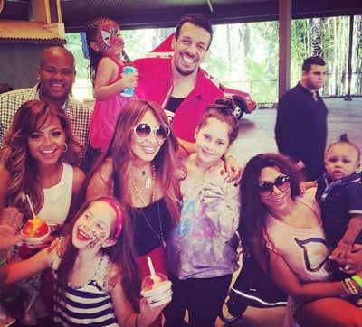 Photo Fab: Tamar Braxton Attends Christina Milian’s Daughter’s Birthday Party