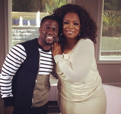 Oprah Makes a Personal Visit to Interview Kevin Hart