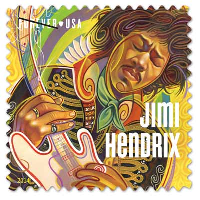 Jimi Hendrix and Ray Charles Get USPS Postage Stamps