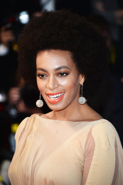 Hairstyle File: Solange Pairs Big Hair With Bold Lips