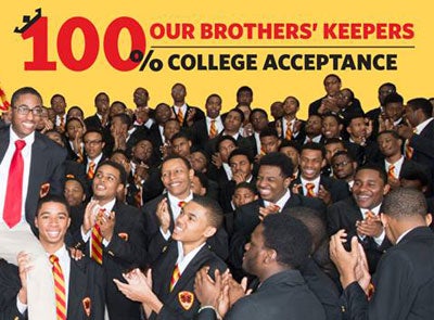 Chicago Urban Prep Achieves 100 Percent College Acceptance, 5th Year in a Row