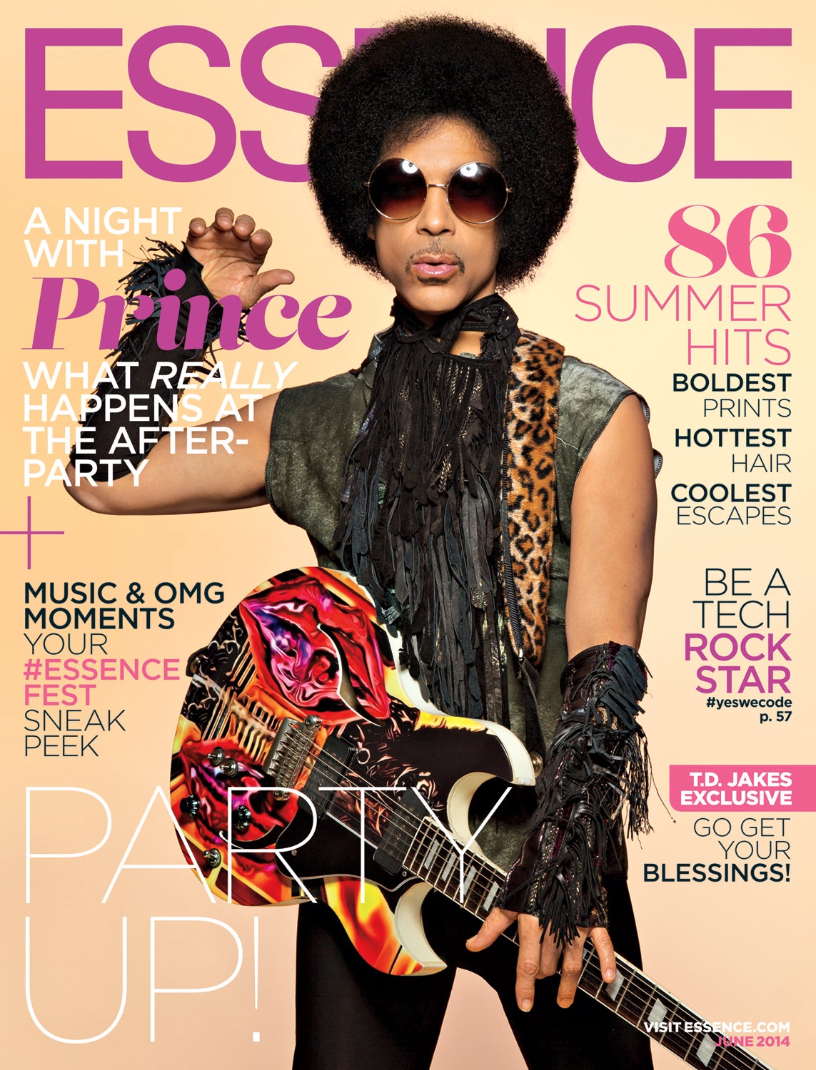 Prince Rocks the Cover of ESSENCE's June Issue