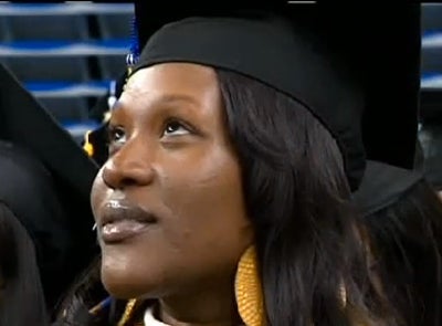 Single Mother Graduates College with Three Degrees