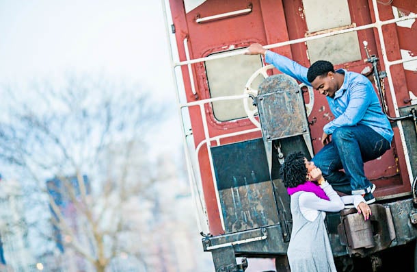 Just Engaged: Leah and Brandon's Engagement Photos