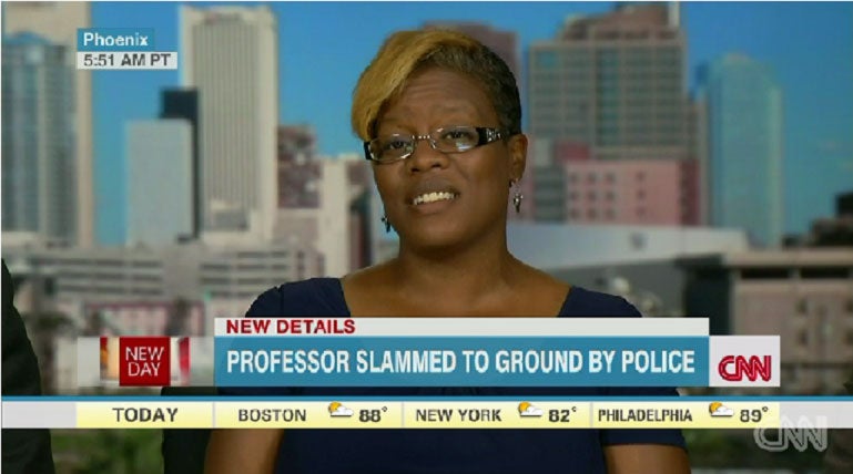 Shocking Video of Police Slamming Black Female Professor Surfaces