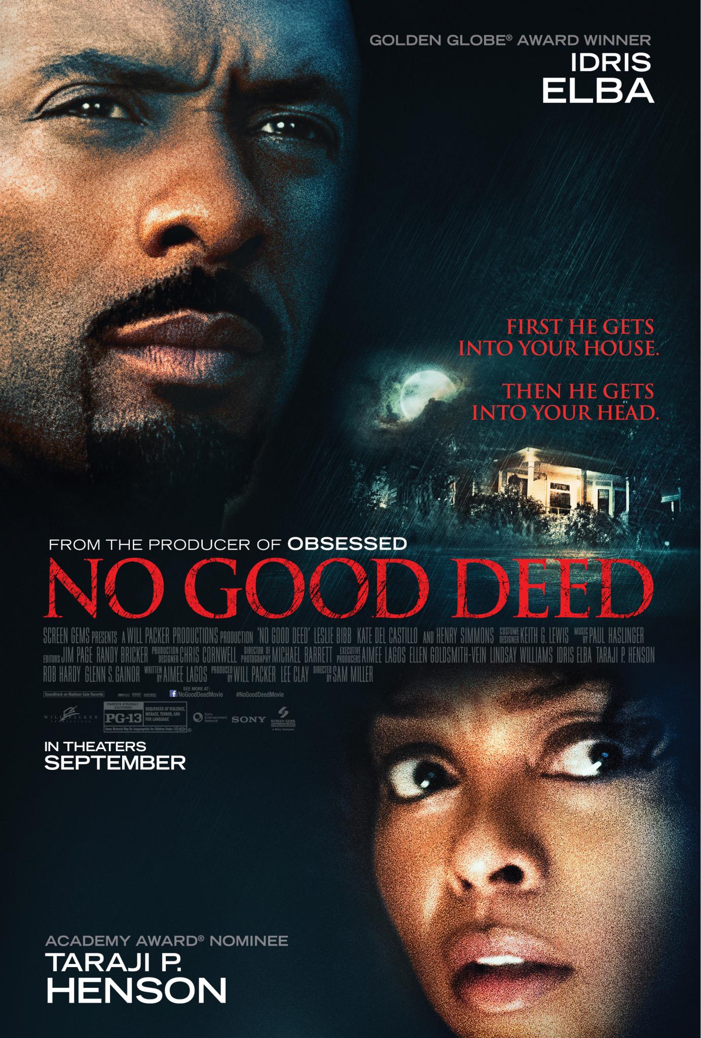 See Idris Elba and Taraji P. Henson in New 'No Good Deed' Poster

