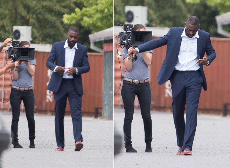 Idris Elba's Mystery Bulge Is Not What You Think It Is

