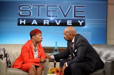 Must-See: Steve Harvey Close to Tears During Interview with Michael Brown’s Mother