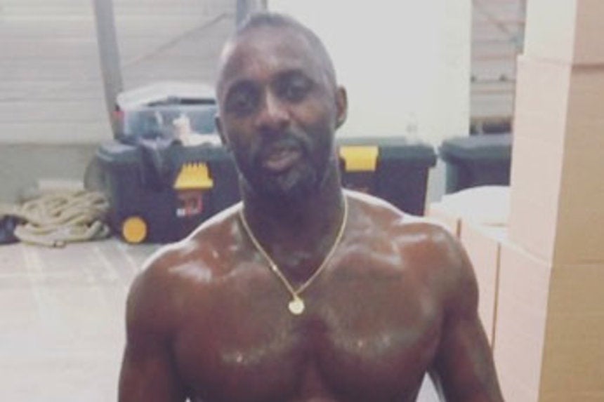 Idris Elba Shares Sexy Shirtless Workout Video on Instagram - Essence.