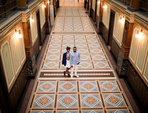 Just Engaged: Daisha' and Warren's Love Story