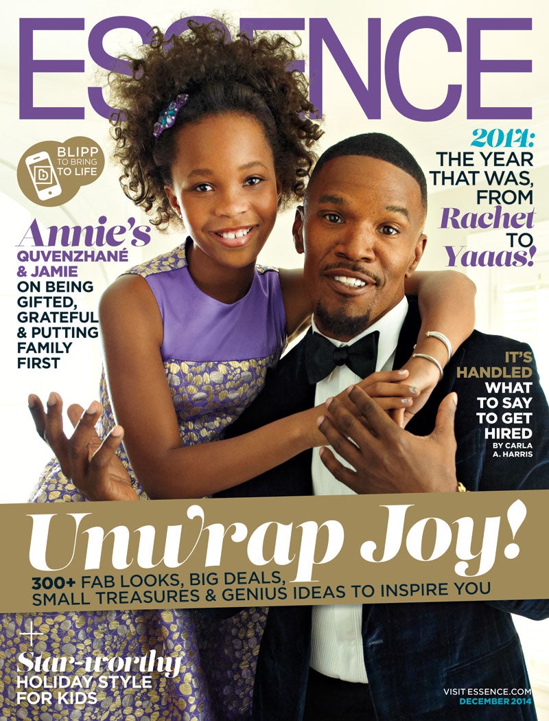 Jamie Foxx and Quvenzhané Wallis Bring Holiday Magic to ESSENCE December Cover