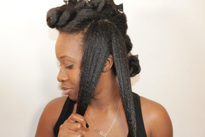 How To Master a Twist-Out On Relaxed Hair
