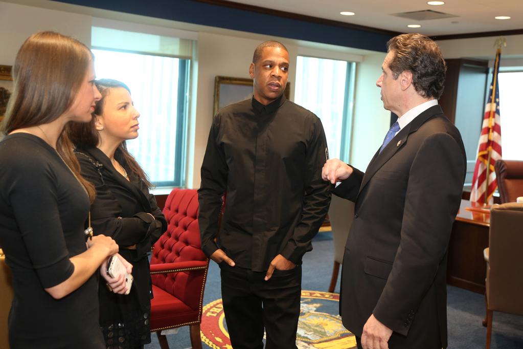 Jay Z & Russell Simmons Meet NY Governor To Discuss Criminal Justice Reform
