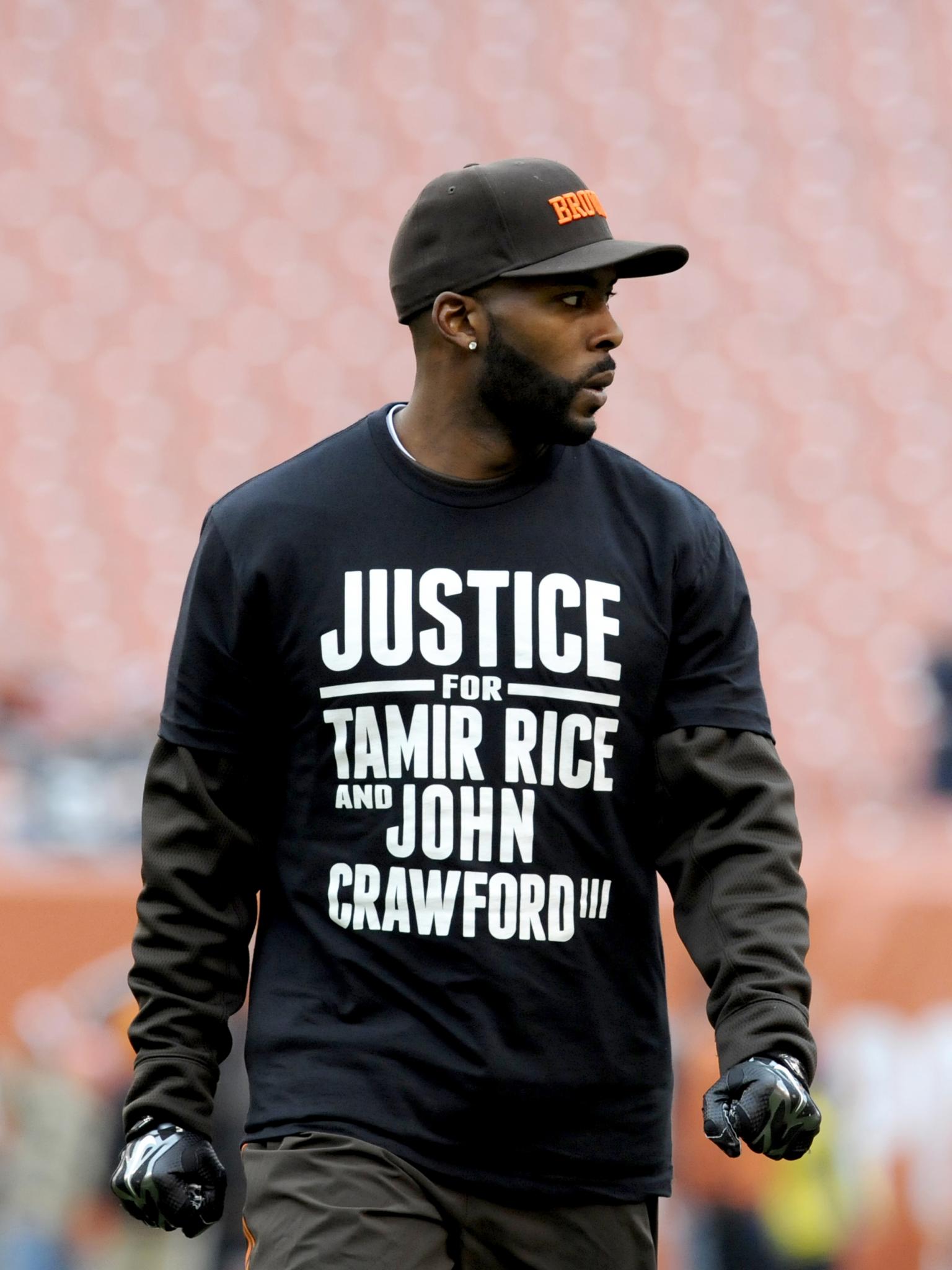 Watch Cleveland Browns' Andrew Hawkins' Perfect Response to Being Criticized for Wearing Tamir Rice Shirt
