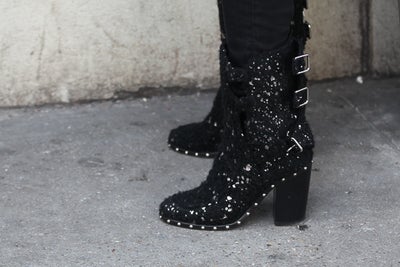 Accessories Street Style: The Little Black Boot