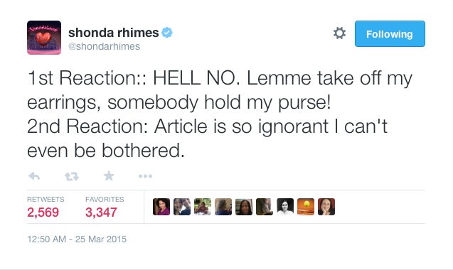 5 Times Shonda Rhimes Put Ignorance on Blast on Twitter
