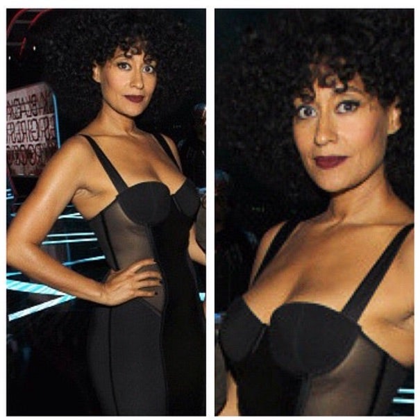 Two Bold Lips & a Hair Trick: Tracee Ellis Ross’ Glam Squad On Her Black Girls Rock! Looks
