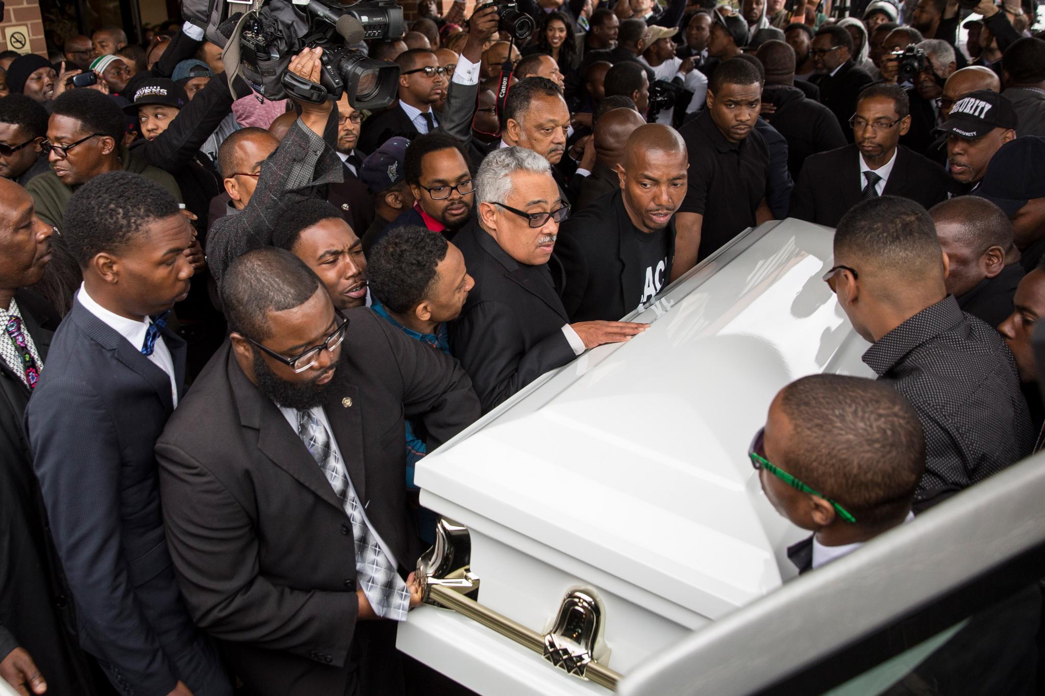 Thousands of Mourners Gather at Freddie Gray’s Funeral