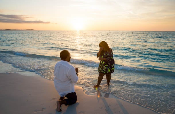 Just Engaged: An Epic Surprise Proposal In Paradise