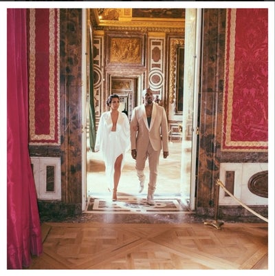 Photo Fab: Kim and Kanye Celebrate One Year Anniversary with Throwback Wedding Pics