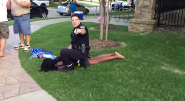 Police Officer Involved in Brutal Pool Party Encounter Resigns, Issues Apology