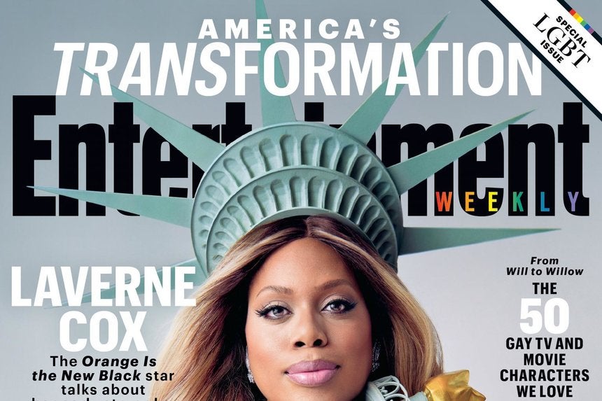 Laverne Cox Slays on the Cover of Entertainment Weekly's LGBT issue