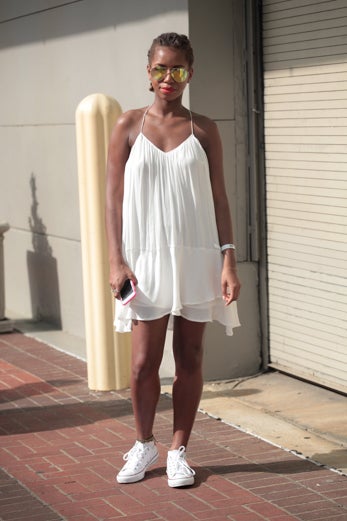 Street Style: Festive Frocks at the 2015 ESSENCE Festival Sugar Mill Day Party