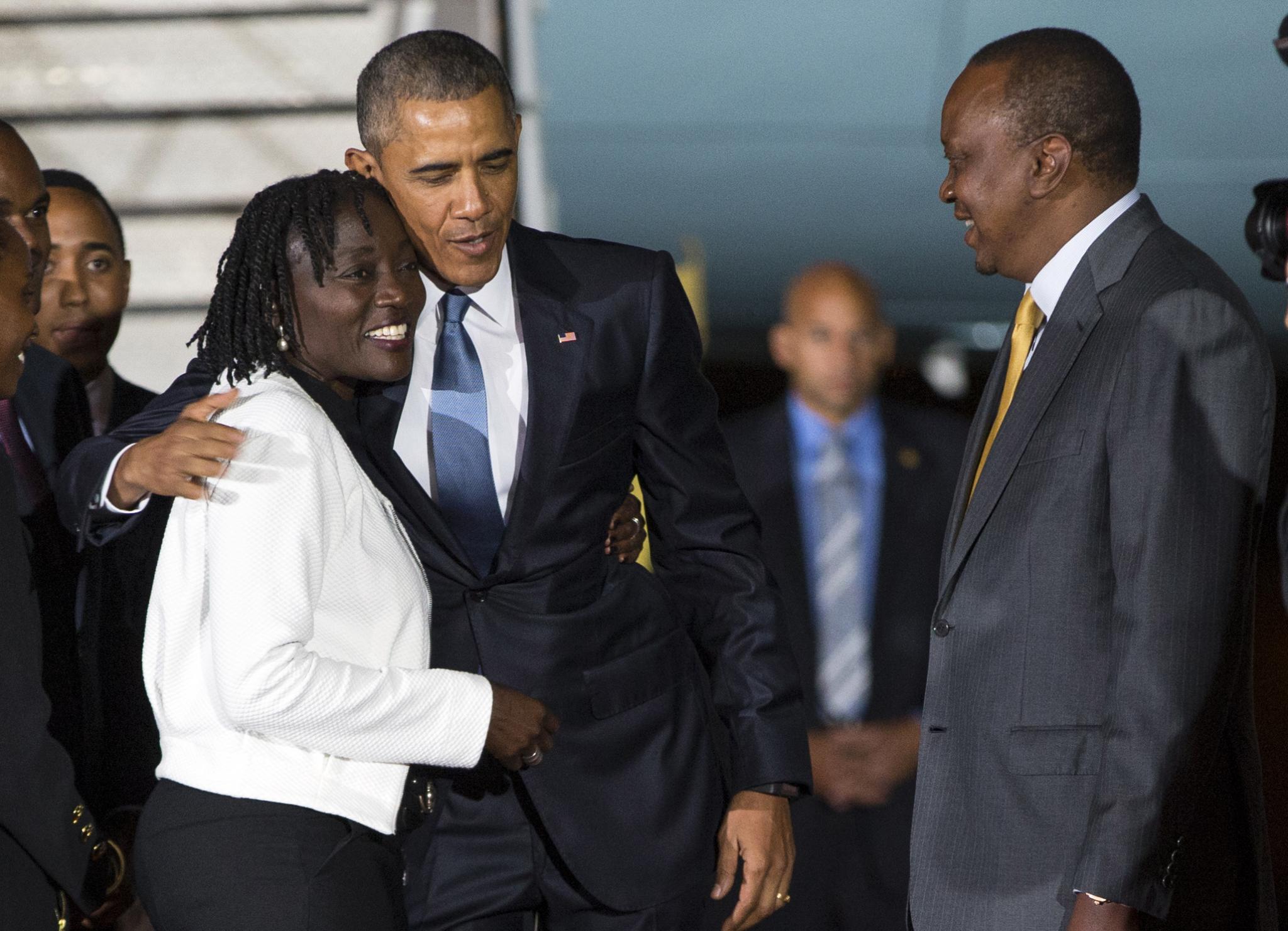 President Obama Visits Half-Sister in Kenya
