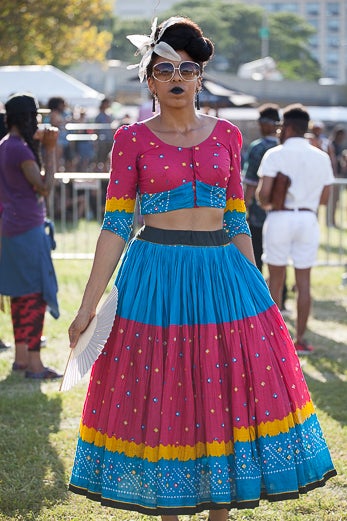 Street Style: Bold & Beautiful Punk Princesses from AFROPUNK Fest