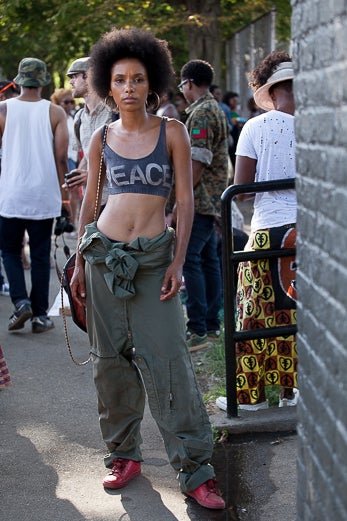 Street Style: Bold & Beautiful Punk Princesses from AFROPUNK Fest