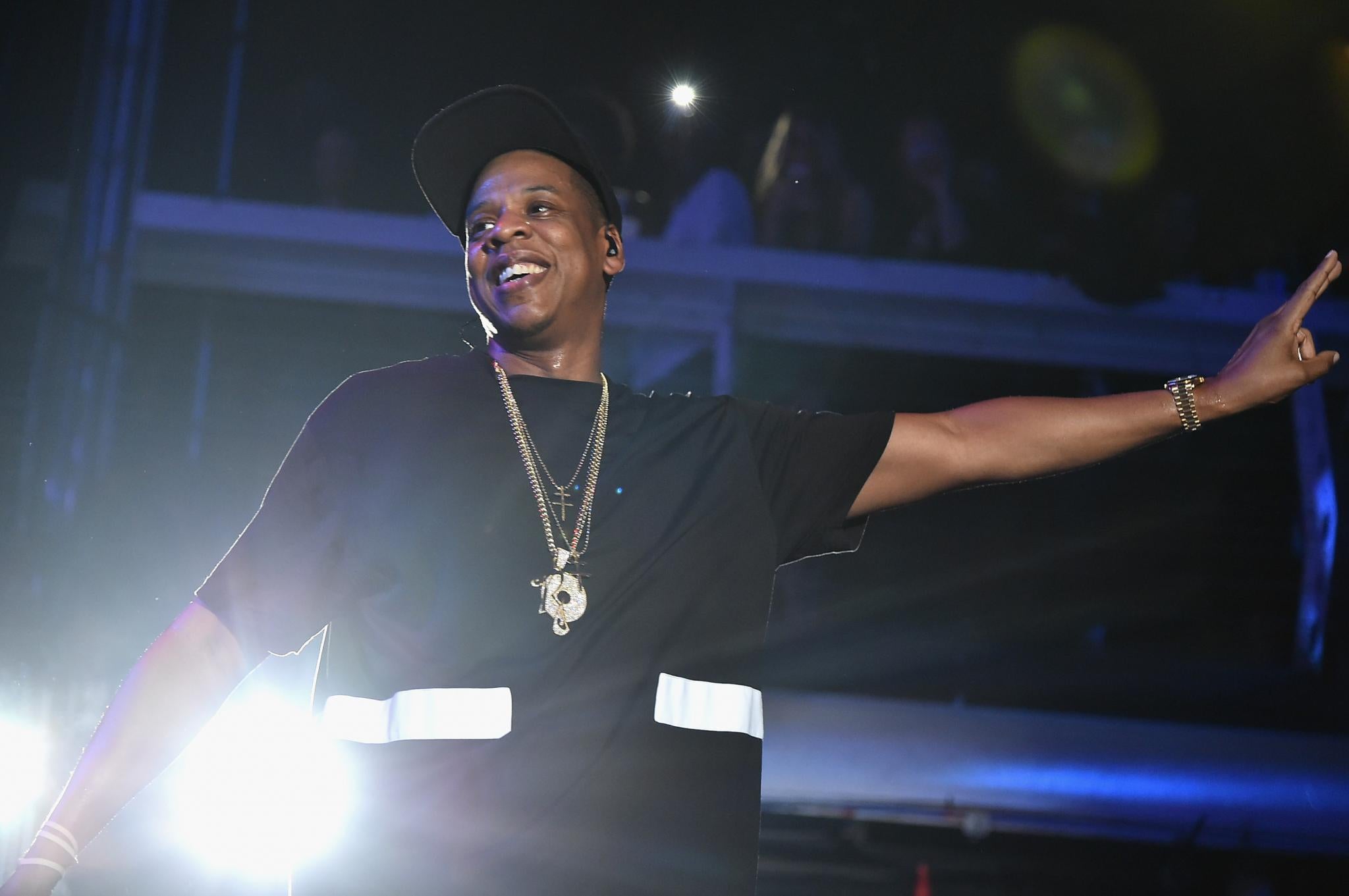 Must-See: Jay-Z Spotted Stanning Hard for Beyoncé During Made in America Festival
