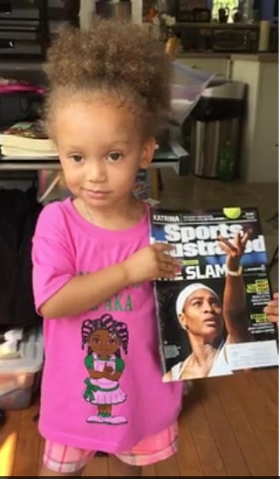 Must See: Three-Year-Old Says She's Just 'Like Serena Williams'