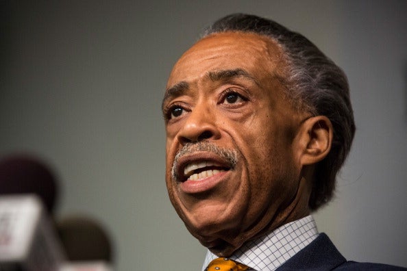 Al Sharpton Leads Protest Outside 2016 Academy Awards