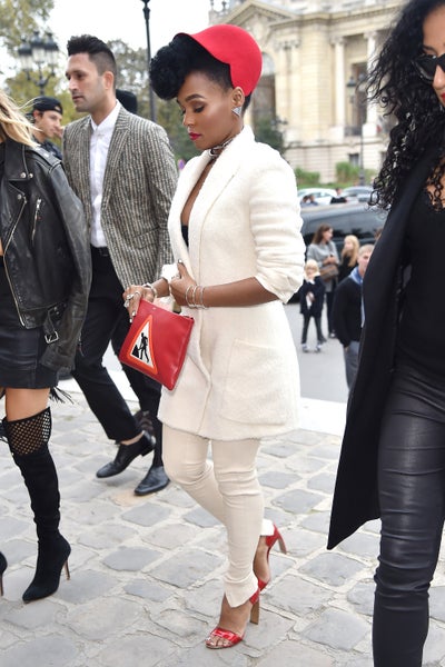 An Exclusive Look at Janelle Monáe’s Paris Fashion Week Hair