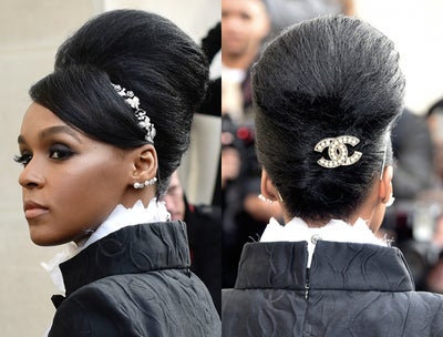 An Exclusive Look at Janelle Monáe’s Paris Fashion Week Hair
