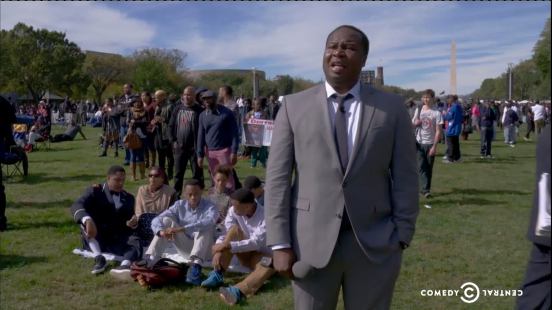 'Daily Show' Correspondent Roy Wood Jr. Crashes Million Man March Anniversary Rally