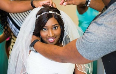 Cancer-Stricken Bride Gifted Dream Wedding Hair from Stylist