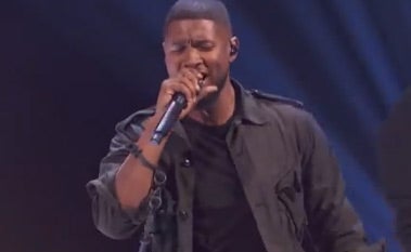 You'll Get Chills Watching Usher Perform 'Chains' For the First Time