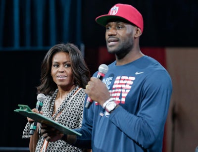 Michelle Obama Joins Forces With LeBron James to Get Teens Psyched for College
