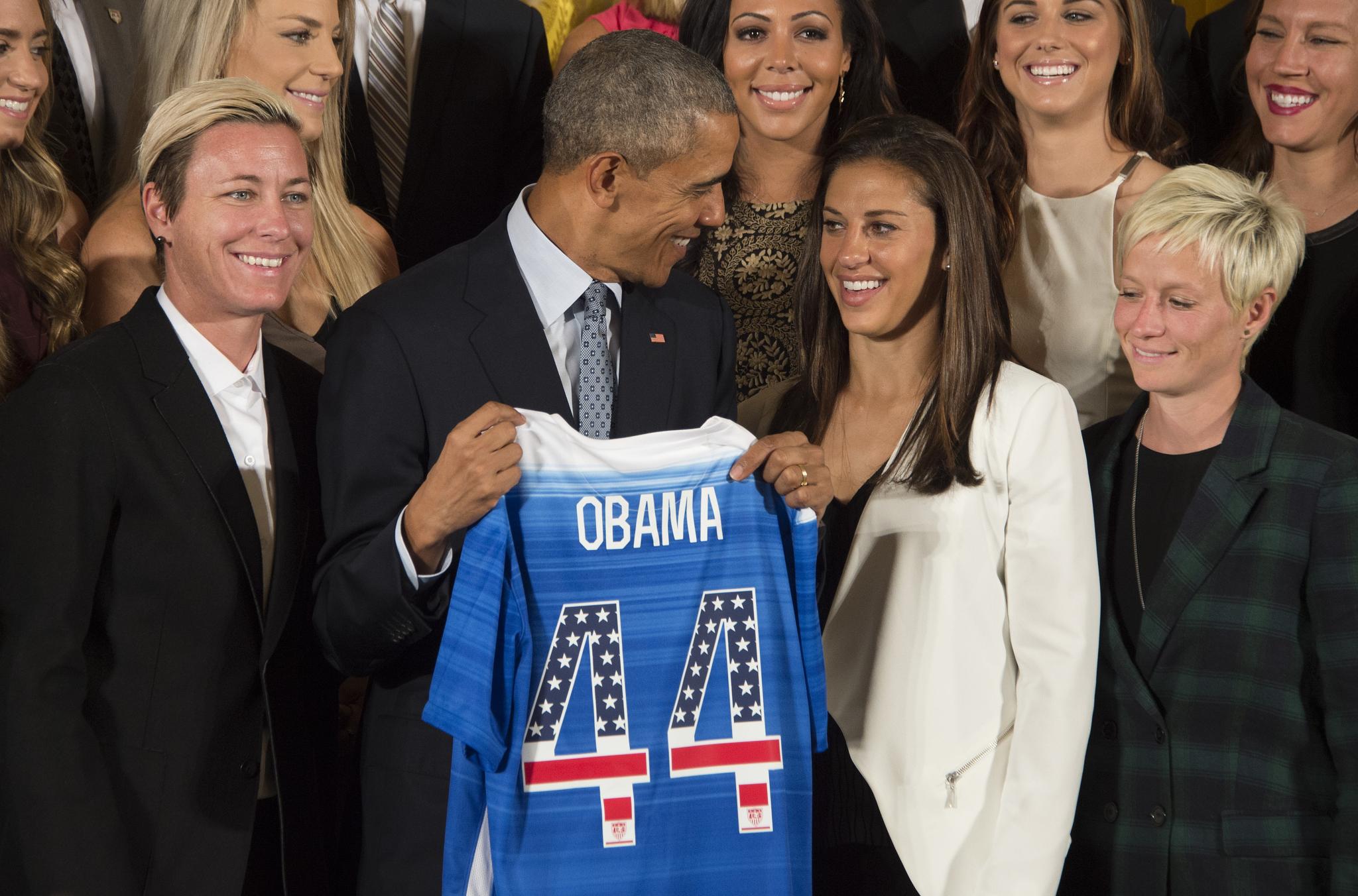 Obama: Women's US Soccer Team Proved 'Playing Like A Girl' Means You're a Badass

