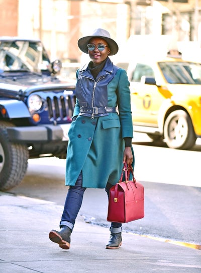 Lupita Nyong’o’s Sweater Weather Game Is Tight
