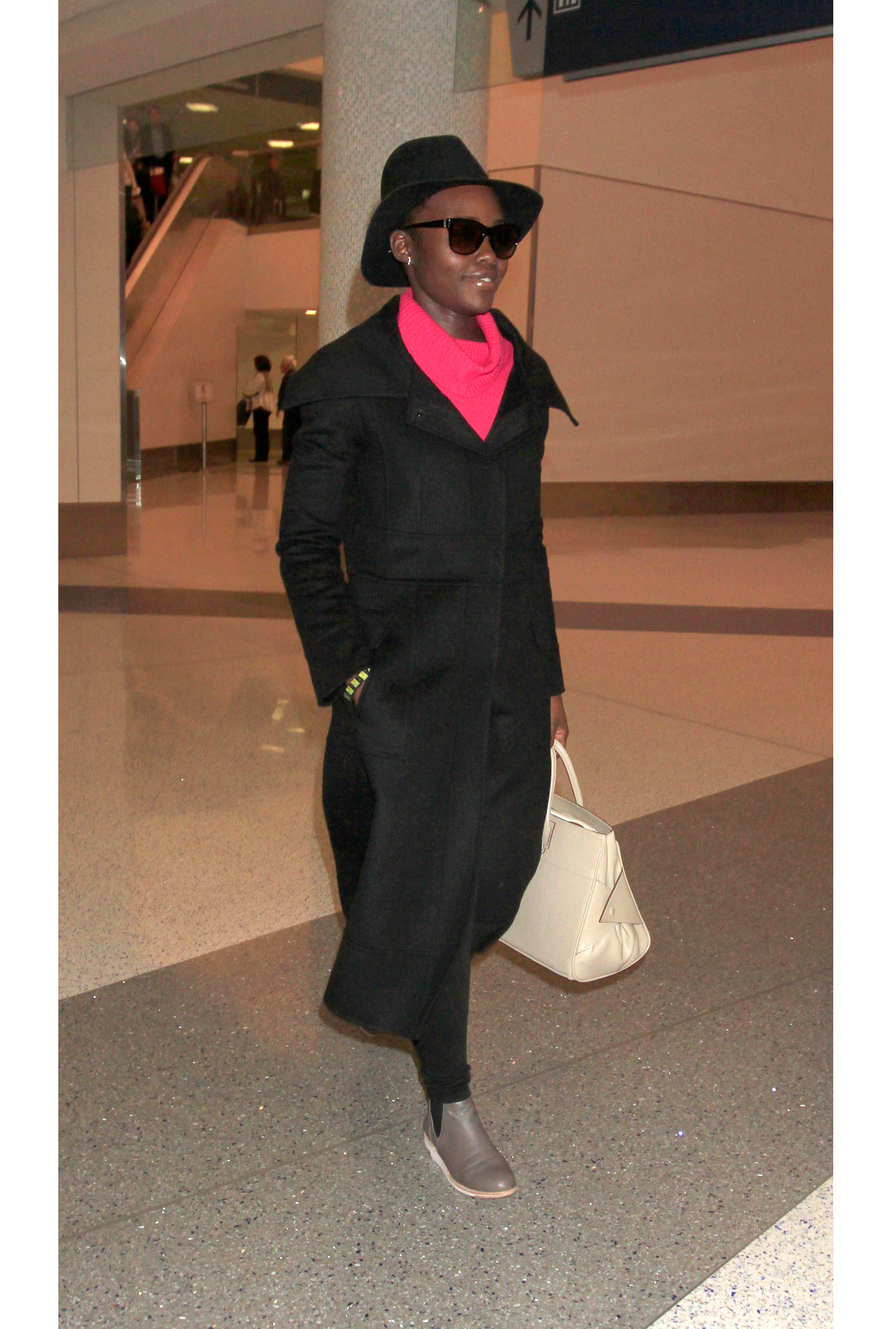 Lupita Nyong’o's Sweater Weather Game Is Tight
