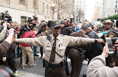 PHOTOS: Baltimore Protests Break Out After Judge Declares Mistrial in Freddie Gray Case