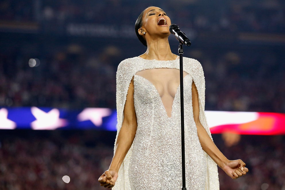Why Are People Freaking Out Over Ciara's Dress at the College Football Championship?