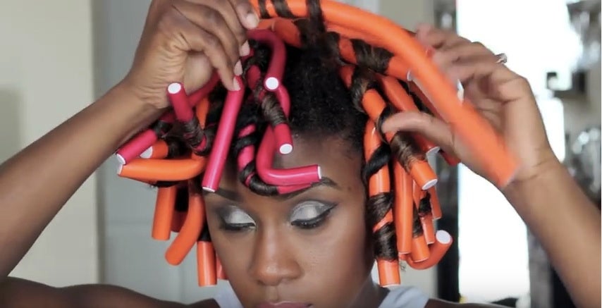 How to Use Flexi Rods on Natural Hair
