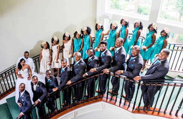 Bridal Bliss: See Childhood Friends Eghosa and Eyituoyo’s Old Hollywood Wedding