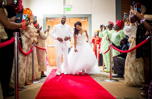 Bridal Bliss: See Childhood Friends Eghosa and Eyituoyo’s Old Hollywood Wedding