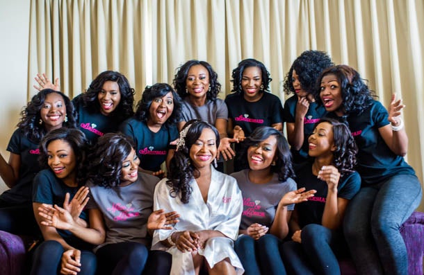 Bridal Bliss: See Childhood Friends Eghosa and Eyituoyo’s Old Hollywood Wedding