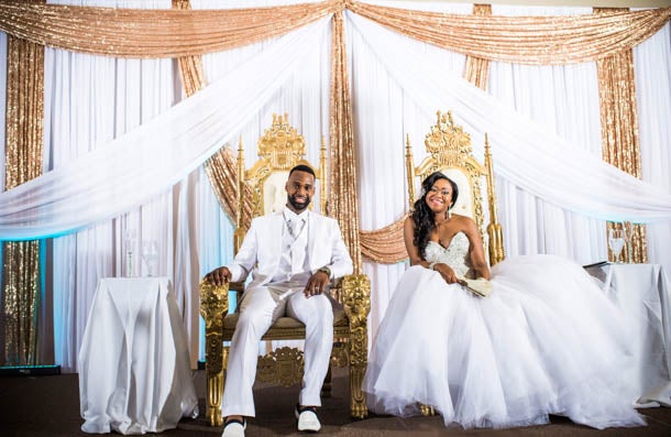 Bridal Bliss: See Childhood Friends Eghosa and Eyituoyo’s Old Hollywood Wedding