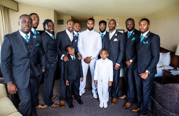 Bridal Bliss: See Childhood Friends Eghosa and Eyituoyo’s Old Hollywood Wedding